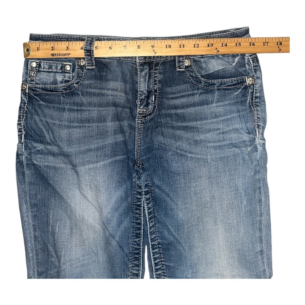 Miss Me Standard Cut Medium Wash Skinny Jeans, Women's Size 30 - Picture 7 of 9